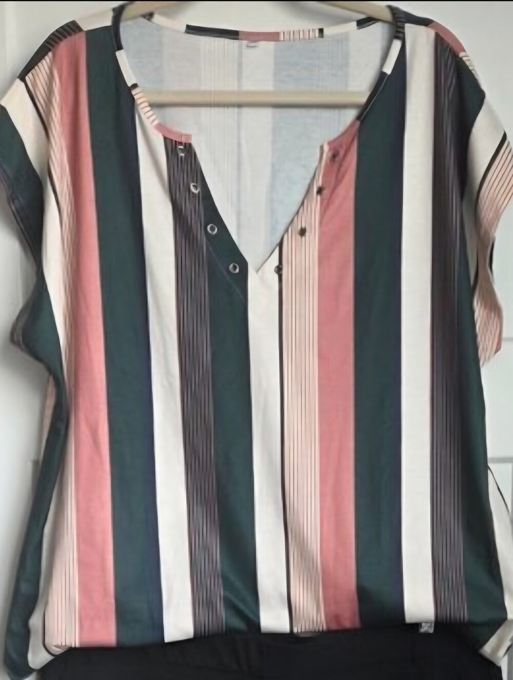 0019.  Striped Short Sleeve Shirt